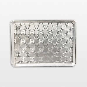 Crate & Barrel Silver Jelly Roll Pan