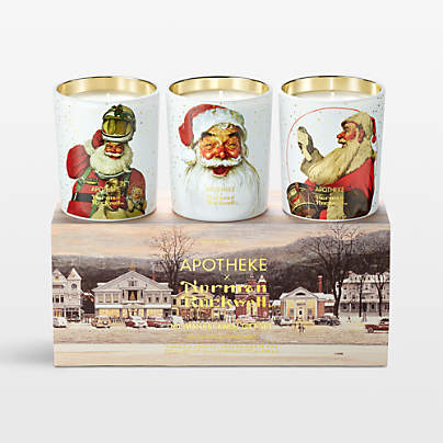 Apotheke x Norman Rockwell Petite Candle Trio Set