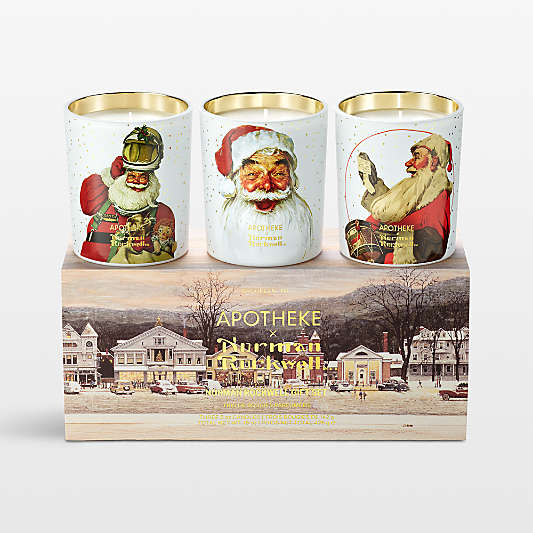 Apotheke x Norman Rockwell Petite Candle Trio Set
