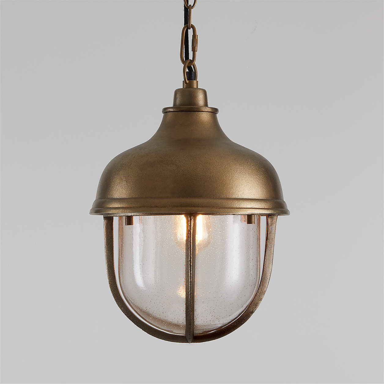 North Small Brass Cage Pendant Light by Leanne Ford + Reviews Crate