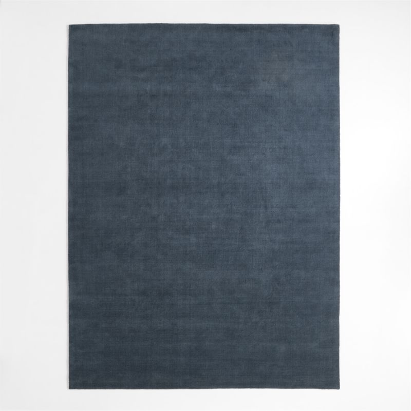 Northbrook Wool Solid Blue Area Rug 8'x10' - image 2 of 5