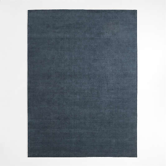 Northbrook Wool Solid Blue Area Rug