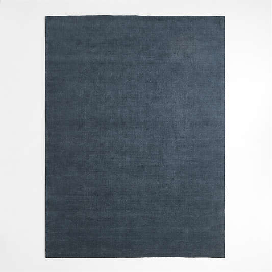 Northbrook Wool Handwoven Blue Area Rug 6'x9'