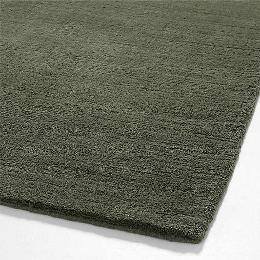 Northbrook Wool Solid Green Area Rug