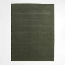 Northbrook Wool Handwoven Green Area Rug 8'x10' + Reviews | Crate