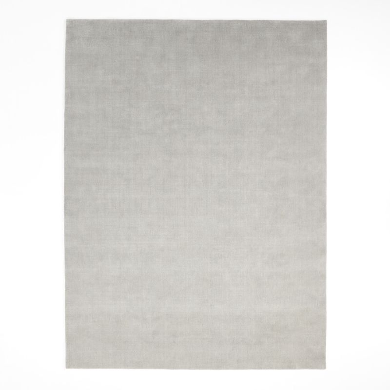 Northbrook Wool Solid Grey Area Rug 8'x10' - image 2 of 5