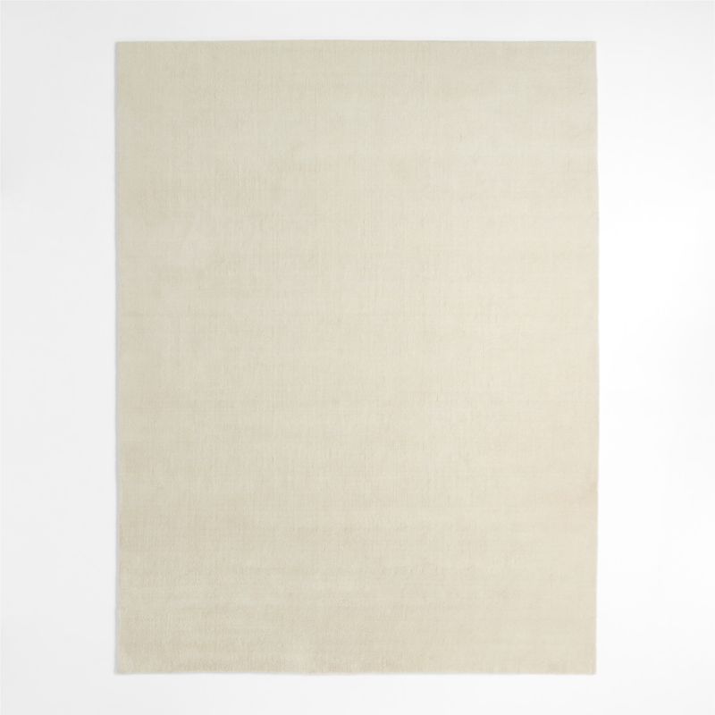 Northbrook Wool Solid Ivory Area Rug 6'x9' - image 1 of 4