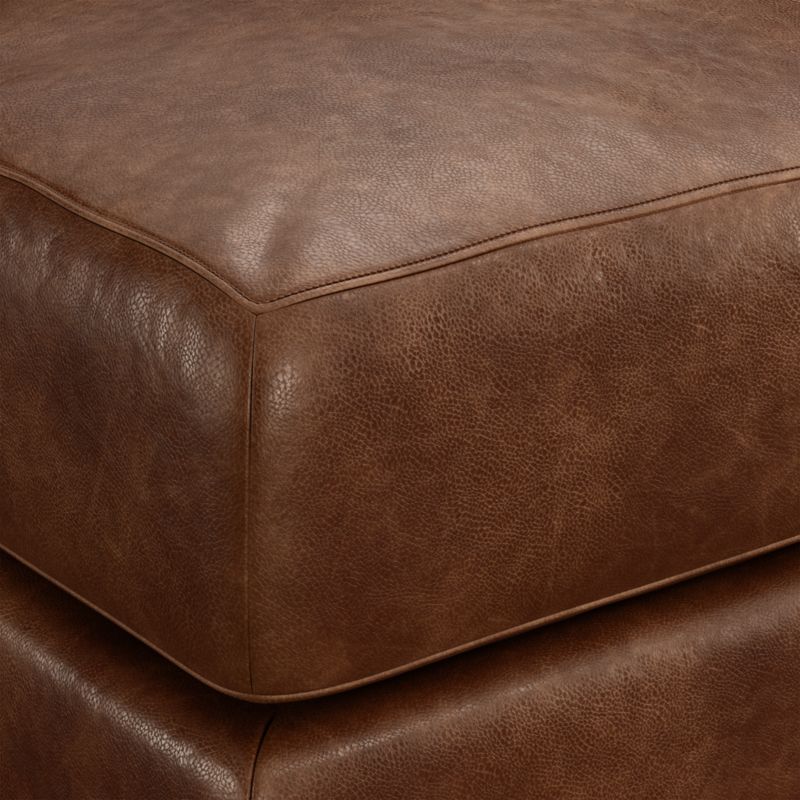 Northmoor Leather Ottoman - image 5 of 7