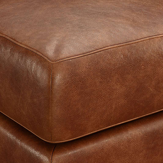 Northmoor 27" Leather Ottoman