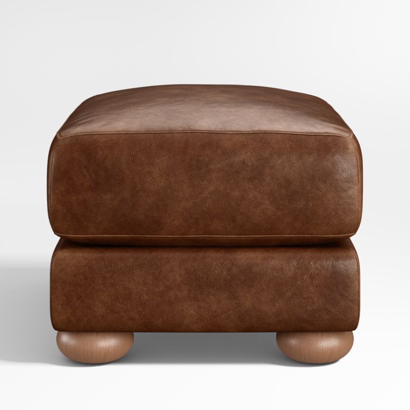 Northmoor Leather Ottoman - image 4 of 7