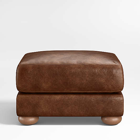 Northmoor Leather Ottoman