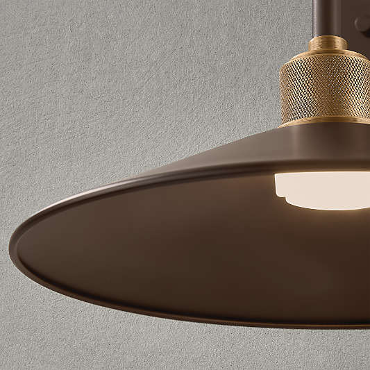 Norwich Small Bronze Outdoor Wall Sconce Light