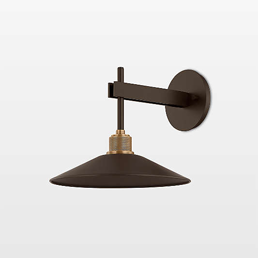 Norwich Small Bronze Outdoor Wall Sconce Light
