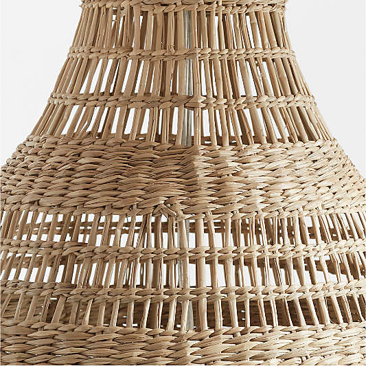 Nossa Woven Seagrass Floor Lamp