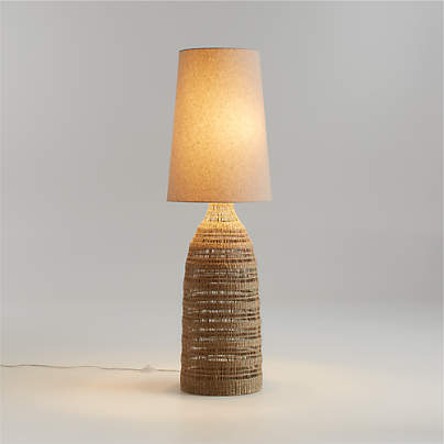 Nossa Woven Seagrass Floor Lamp