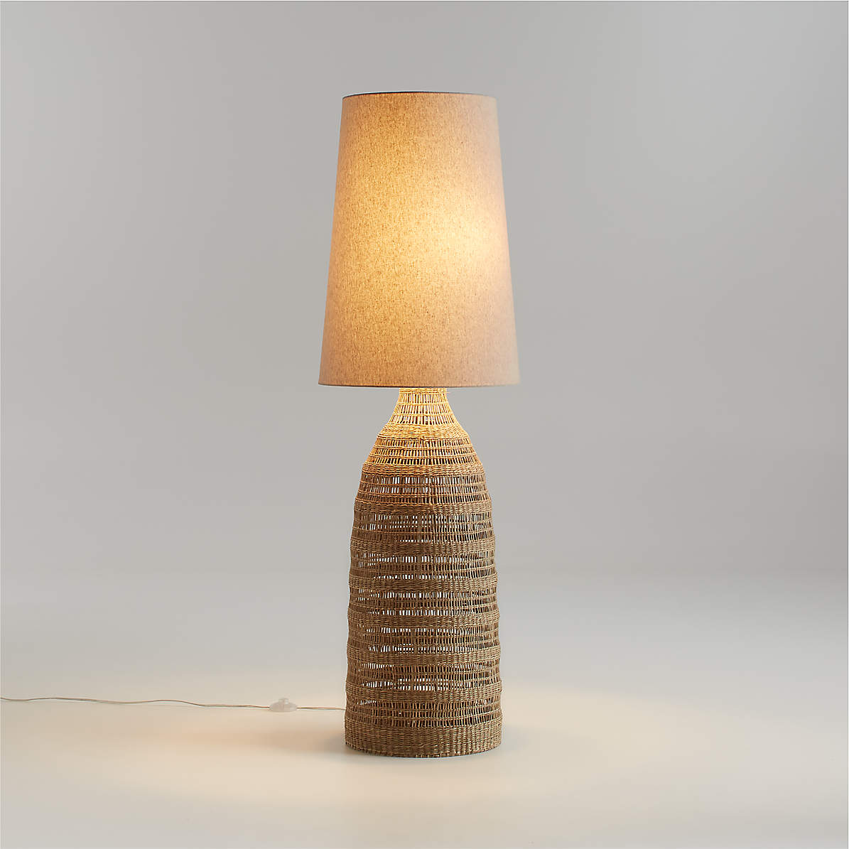 Seagrass hot sale floor lamp