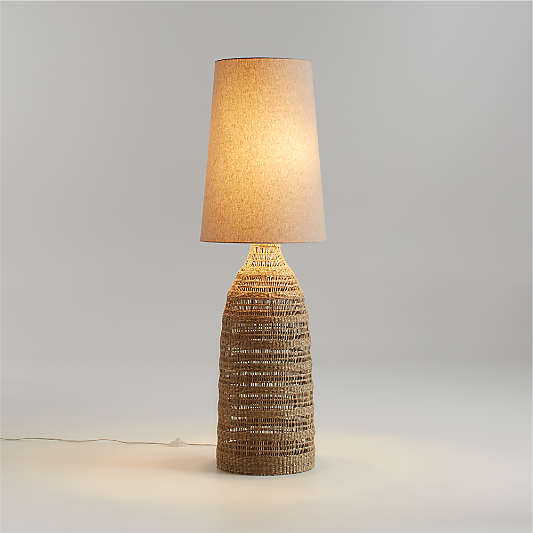 Nossa Woven Seagrass Floor Lamp