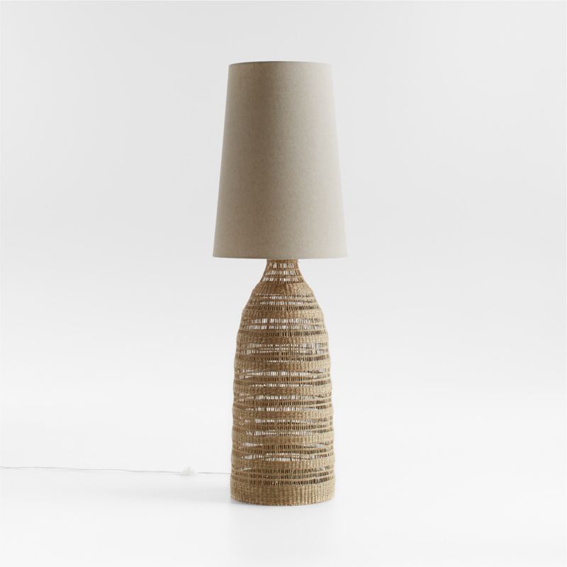 Nossa Woven Seagrass Floor Lamp