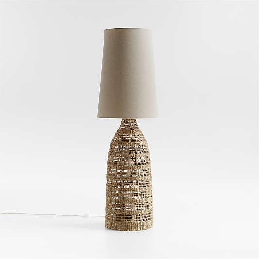 Nossa Woven Seagrass Floor Lamp