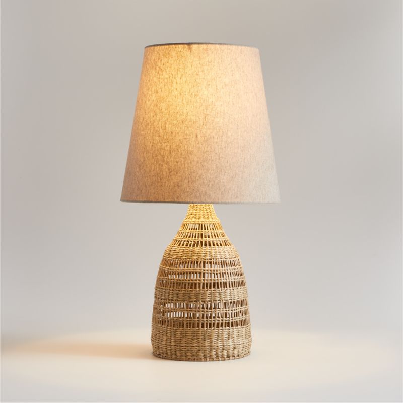 Nossa Woven Seagrass Table Lamp