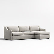 Notch 2-Piece Right-Arm Chaise Sectional Sofa