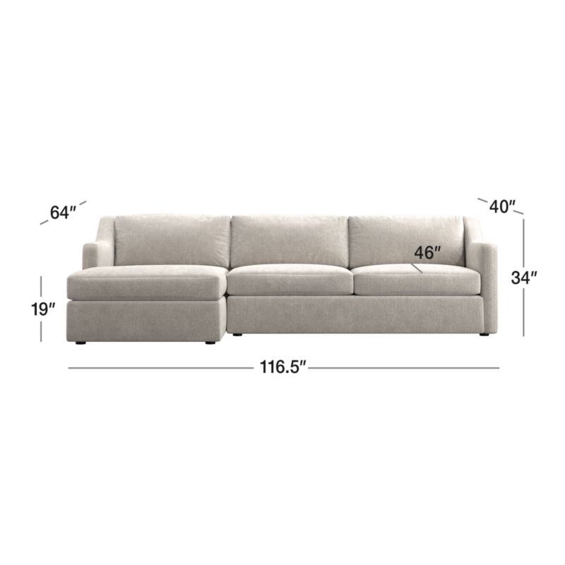 View Notch 2-Piece Sectional Sofa - image 2 of 9