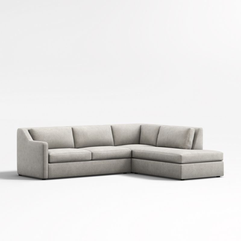 Notch 3-Piece Right-Arm Bumper Sectional Sofa - image 1 of 4