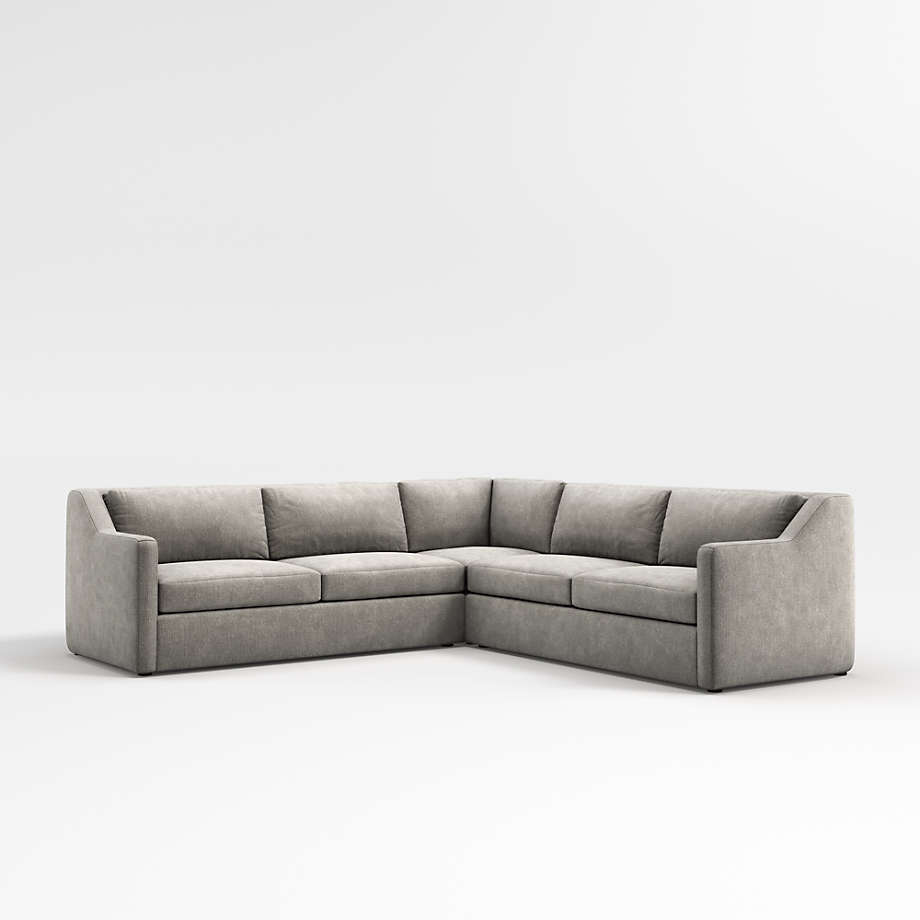 Notch LShaped Sectional Sofa + Reviews Crate & Barrel