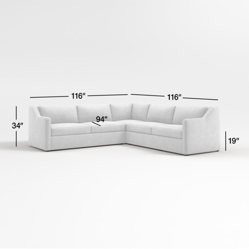 View Notch L-Shaped Sectional Sofa - image 3 of 4