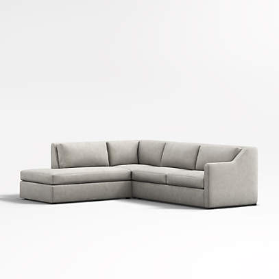 Crate and barrel notch outlet sofa