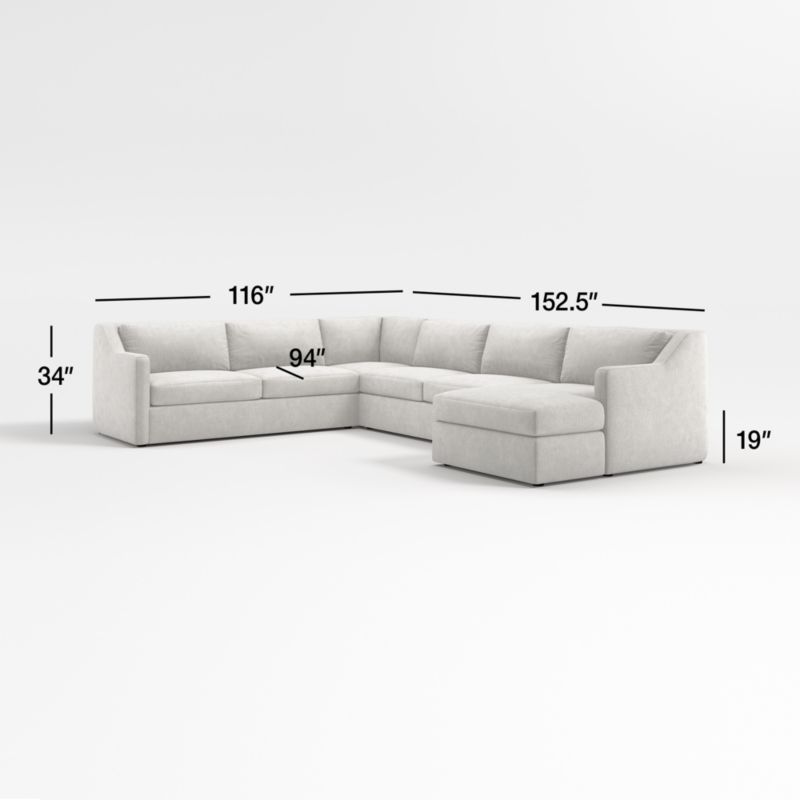 View Notch U-Shaped Sectional Sofa - image 3 of 4