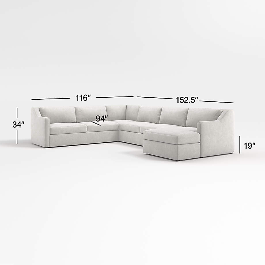 Rowe Furniture Two-Piece Corner Sectional Sofa, 60% Off