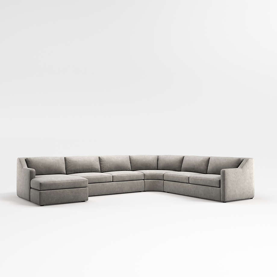 Notch UShaped Sectional Sofa Crate & Barrel