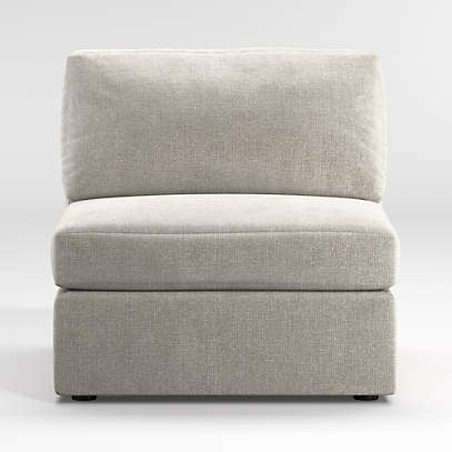 armless chair ottoman