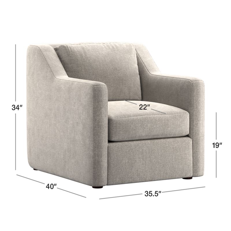 View Notch Accent Chair - image 3 of 8