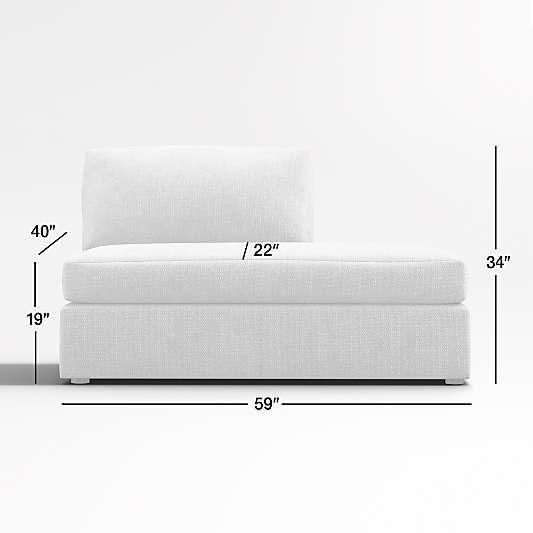 Notch Left-Arm Chaise Bumper