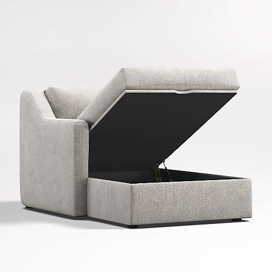 Notch Left-Arm Storage Chaise