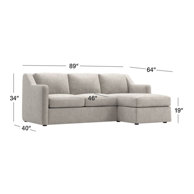 View Notch Reversible Lounger Sectional - image 3 of 10