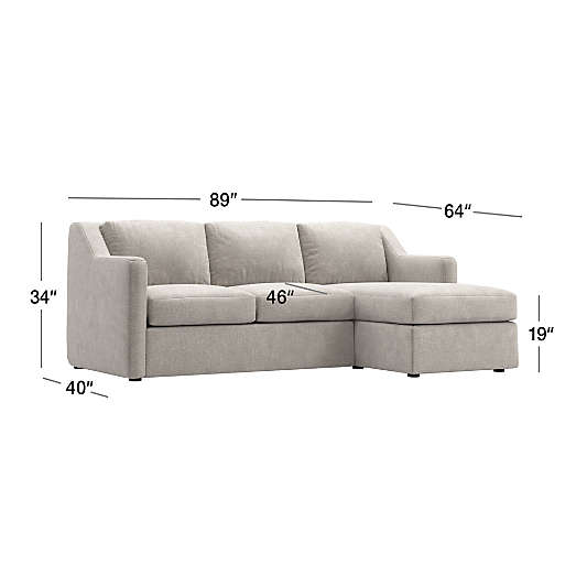 Notch Reversible Lounger Sectional