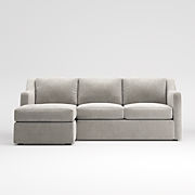 Notch 2-Piece Right-Arm Chaise Sectional Sofa