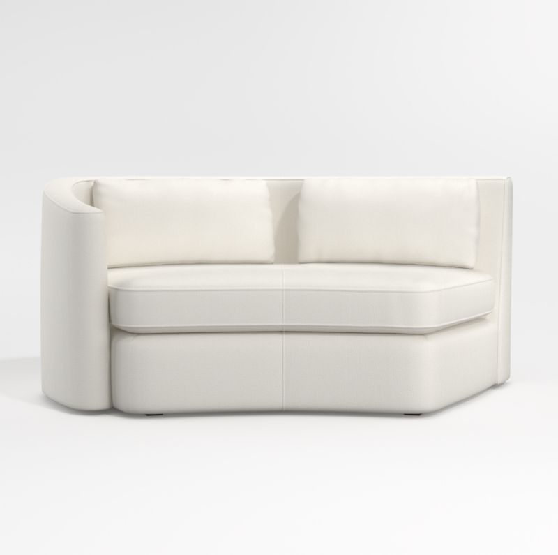 Nouveau Curved Left-Arm Sectional Sofa - image 0 of 7