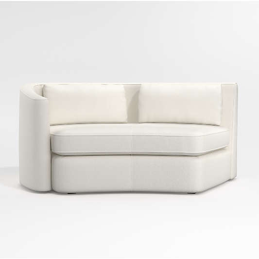 Nouveau Curved Left-Arm Sectional Sofa