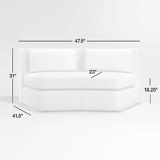 Nouveau Sectional Sofa Wedge