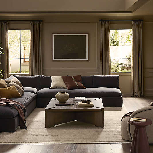 Nova Tobacco Oak 48" Square Coffee Table