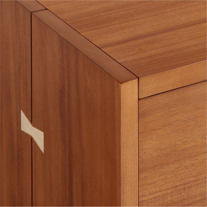 Nova Natural Acacia Wood Wide 6-Drawer Kids Dresser - image 6 of 7