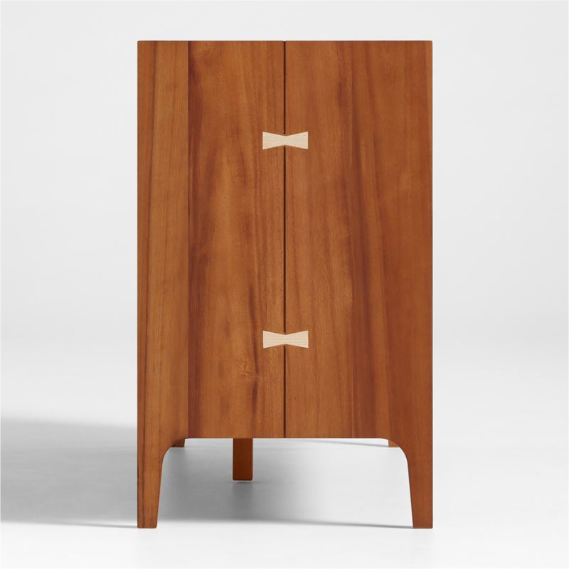 Nova Natural Acacia Wood Wide 6-Drawer Kids Dresser - image 5 of 7