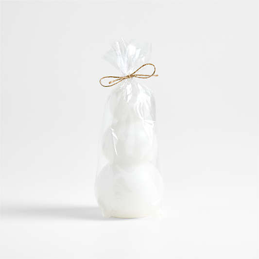 White 13" Snowman Candle