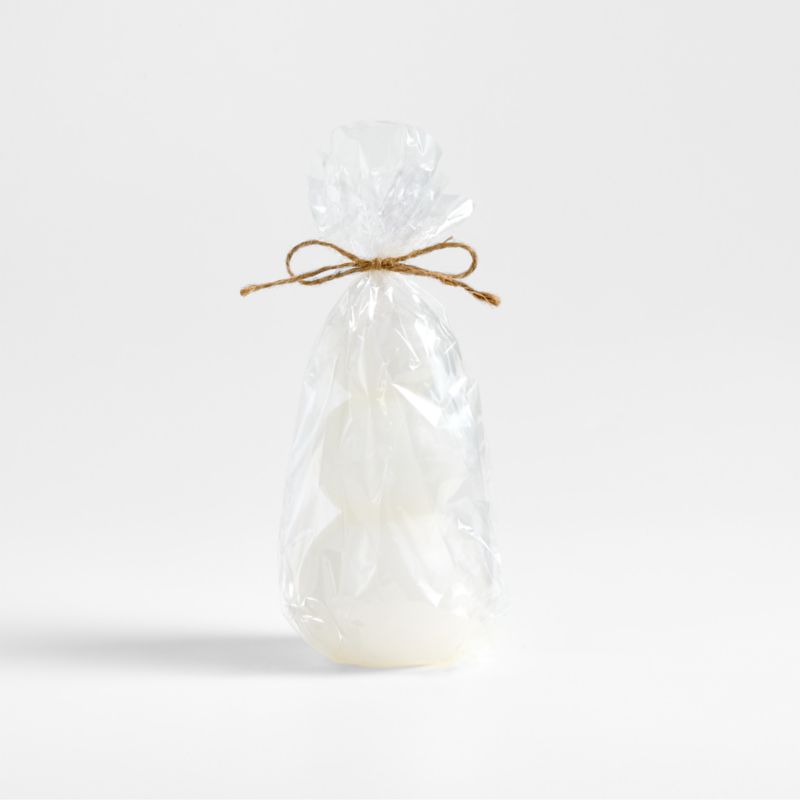 White 6" Snowman Candle - image 3 of 4