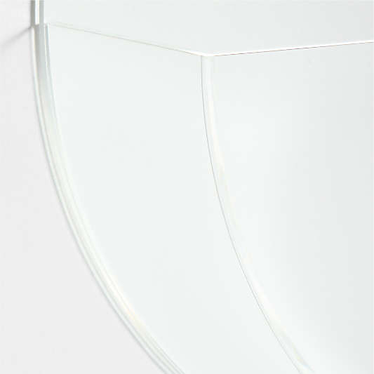 Now You See It Clear Acrylic Floating Round Wall Basket