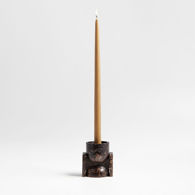 Noyau Red Marble Taper Candle Holder by Athena Calderone + Reviews ...